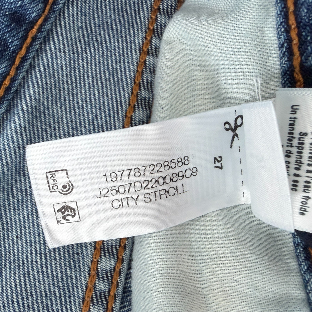 Veronica Beard Jeans Womens 27x32 Kasey Wide Leg Mid Rise City Stroll USA Made - Picture 8 of 13